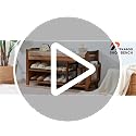 Bamboo Shoe Storage Bench with Hidden Drawer, Cushion, and Side Holder