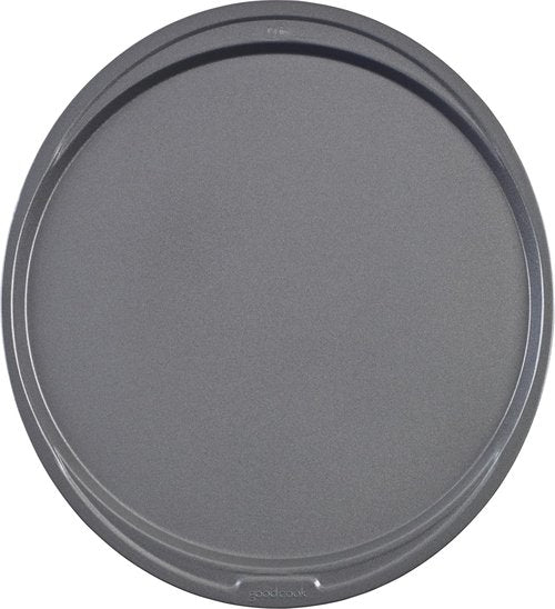 GoodCook Nonstick Steel Pizza Pan - 12-Inch Gray | Perfect for Crispy Crusts and Easy Cleanup