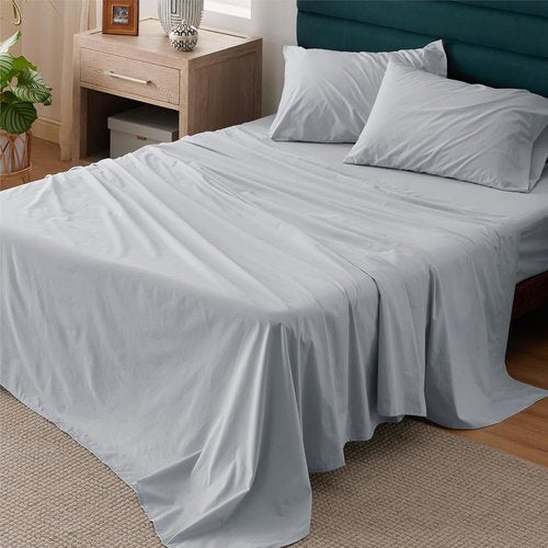 Bedsure Cooling Sheets - 100% Cotton Queen Size Bedding for Ultimate Comfort and Breathability