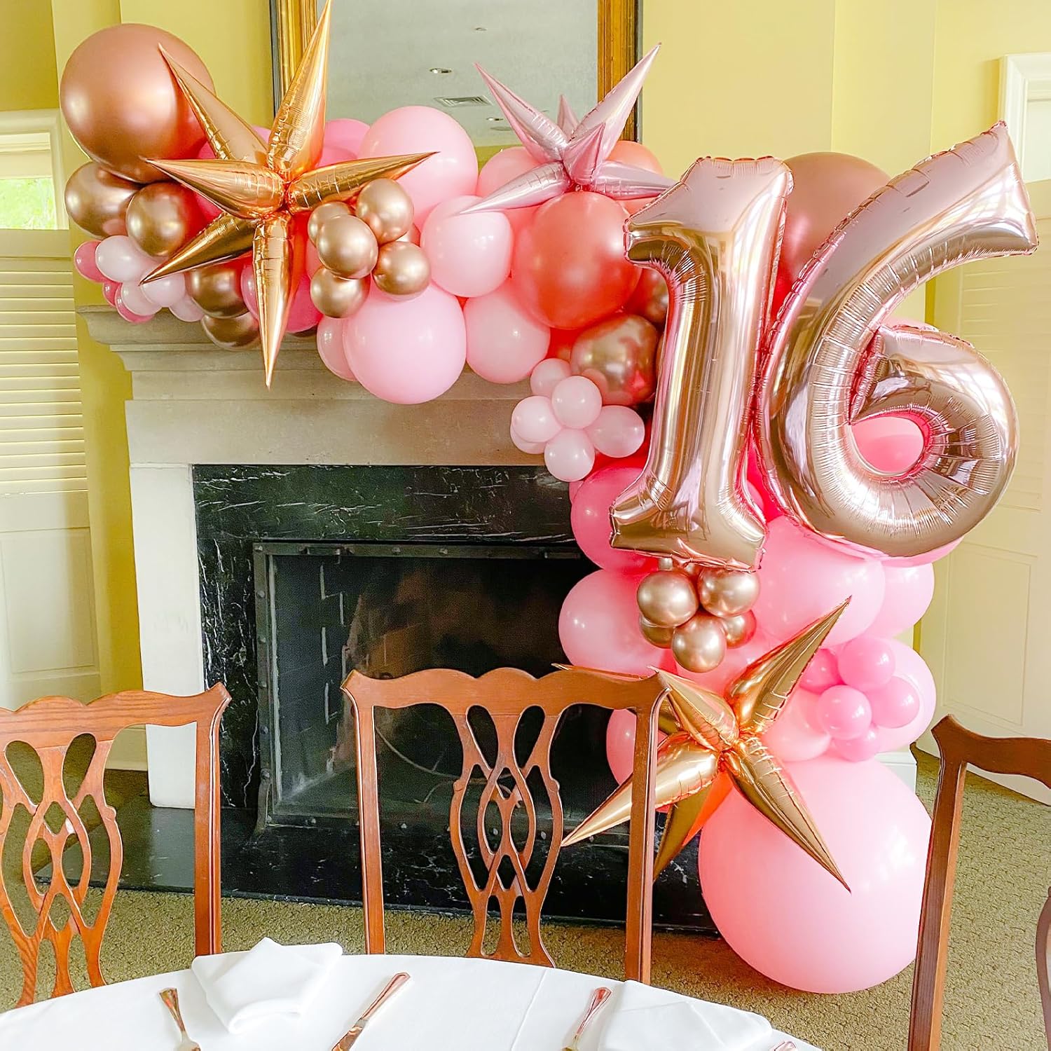 Voircoloria Light Pink Balloon Garland Kit - 90 Pack in 18/12/10/5 Inch Sizes | Perfect for Birthday Parties, Baby Showers & Gender Reveals