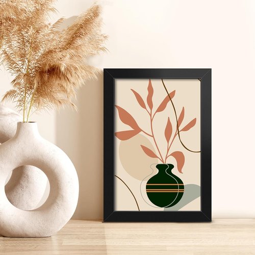 LaVie Home 5x7 Picture Frame - Classic Black Frame with HD Plexiglass for Vertical/Horizontal Display