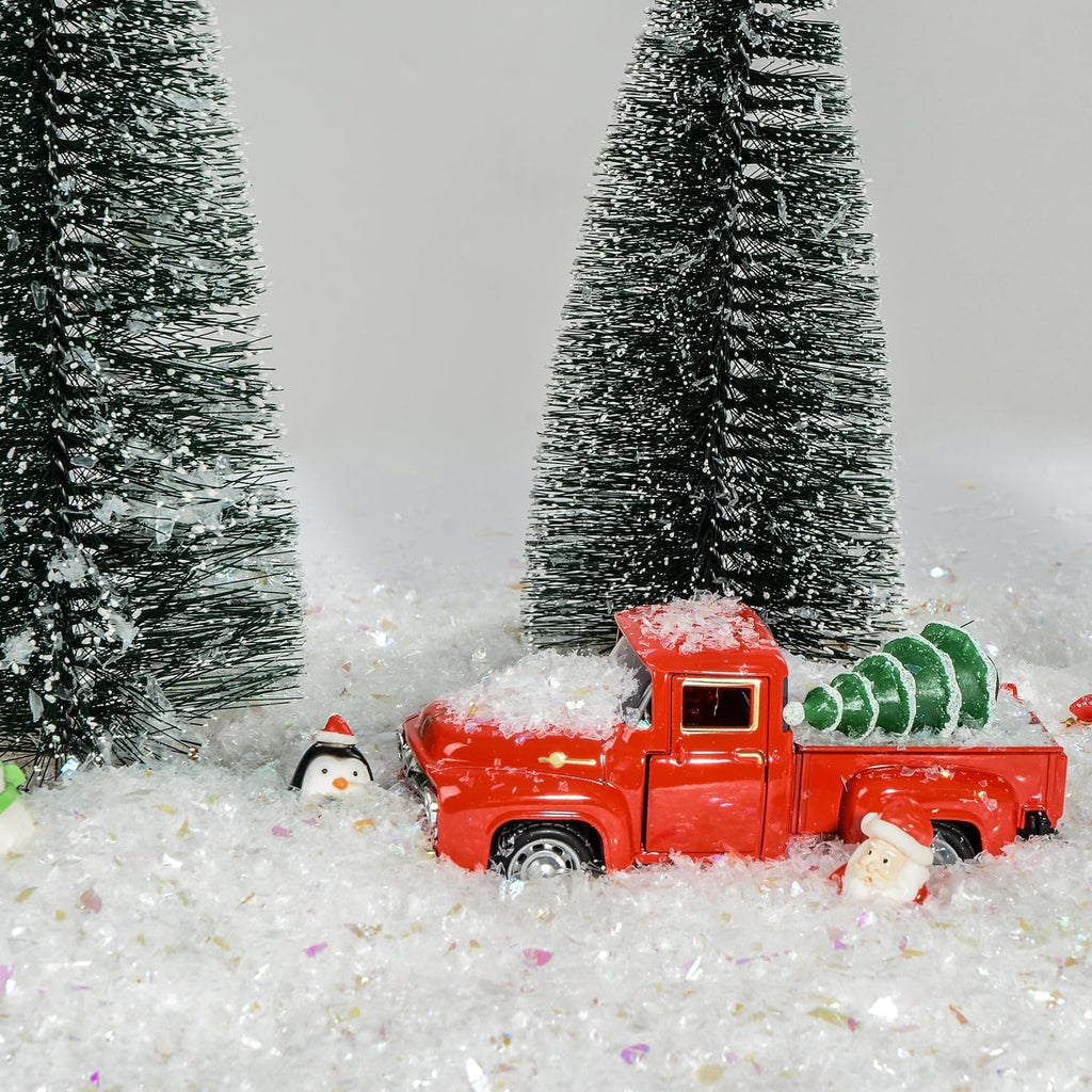 Skiennix Christmas Fake Snow Powder - 8.8 oz Sparkling Snow for Holiday Crafts & Decorations