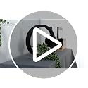 2-Pack Artificial Hanging Succulent Plants in Black Pots, 16-Inch Faux Decor