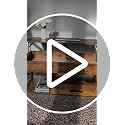 Lift Top Coffee Table with Hidden Storage and Drawer, Modern Farmhouse Wood