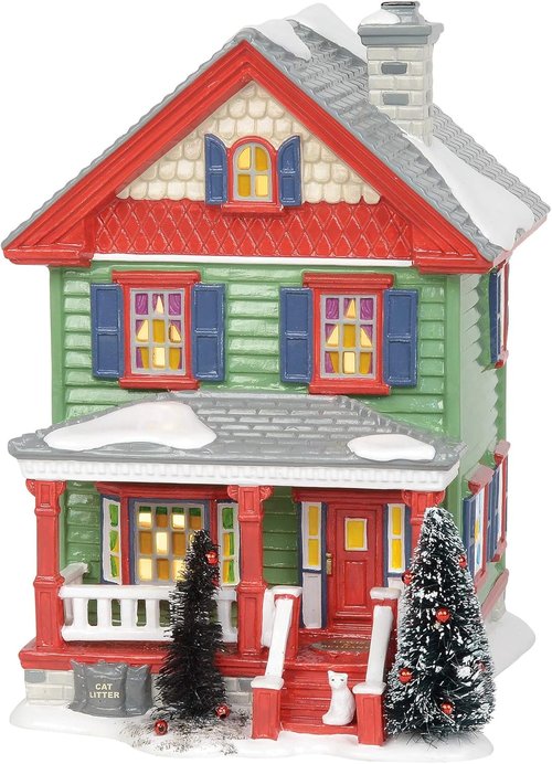 Department 56 | Christmas Vacation Aunt Bethany's House Lit Building - 8.07 Inch, Multicolor Decor