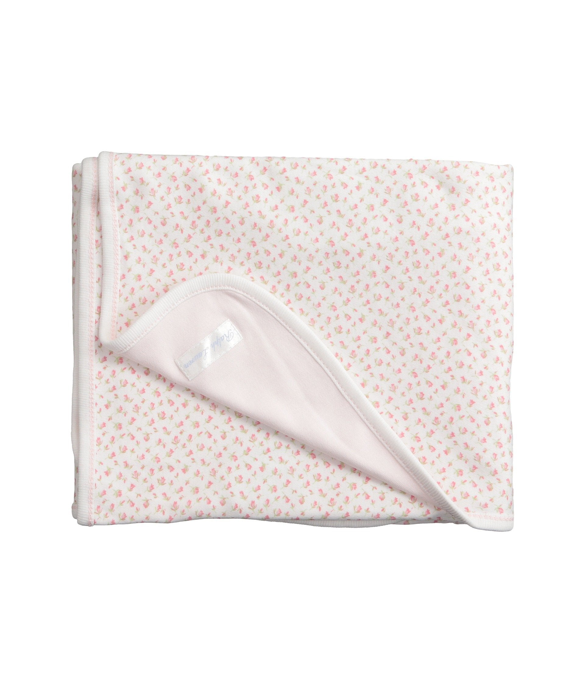 POLO RALPH LAUREN Floral-Print Cotton Blanket White Multi Floral/White One Size