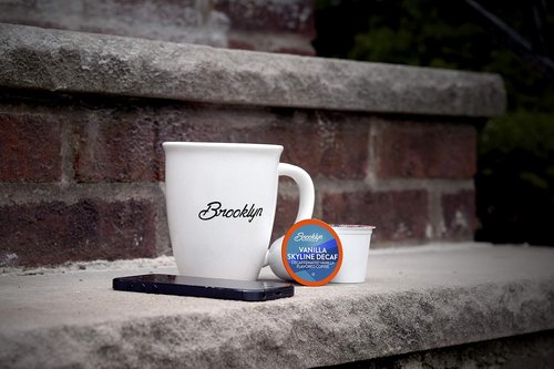 Brooklyn Beans Coffee Pods - Vanilla Skyline Decaf, Smooth & Creamy Flavor | 40 Count Compatible with Keurig 2.0