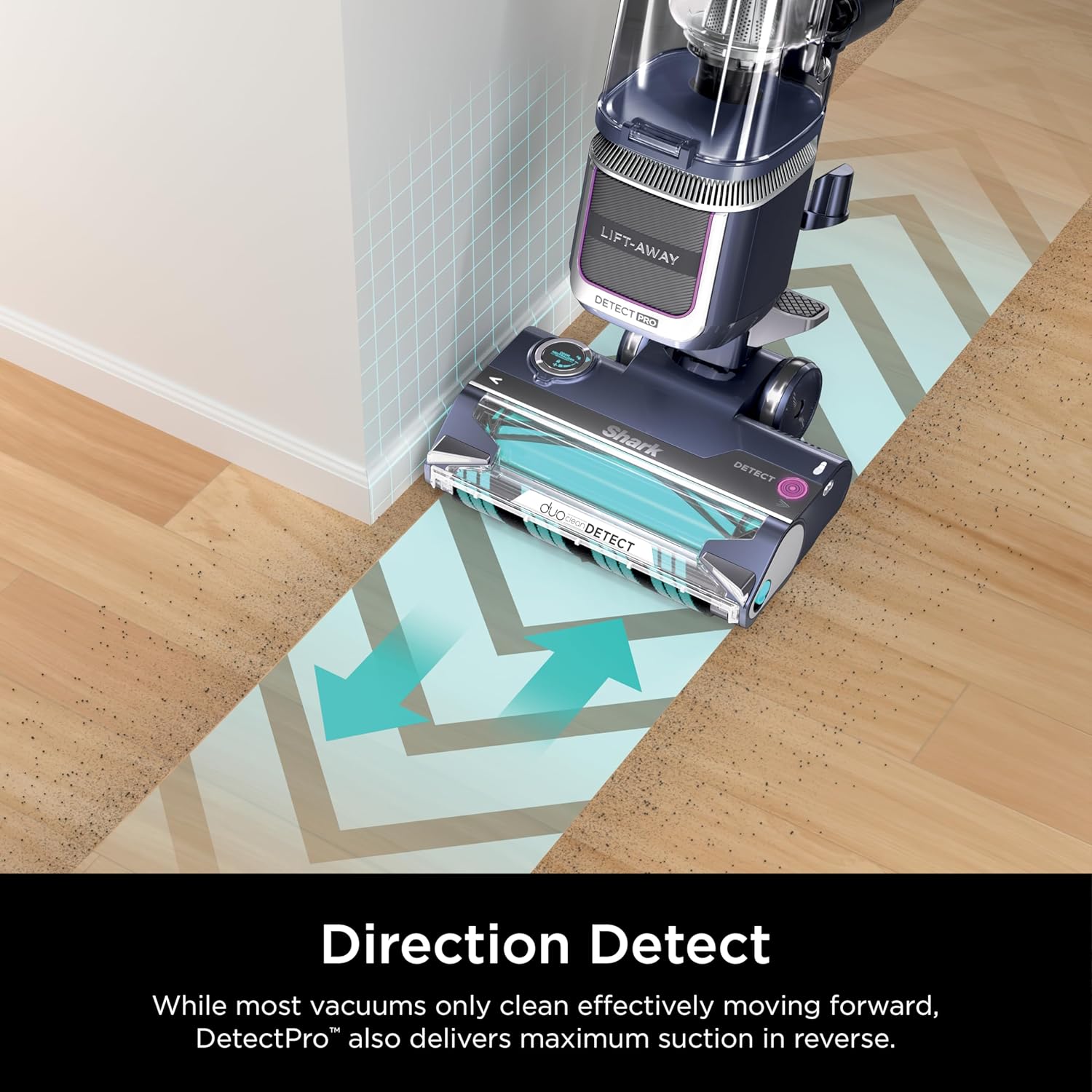 Shark Detect Pro Speed Lift-Away Vacuum - Bagless, DuoClean, Anti-Allergen, Odor Neutralizer | Model LA742