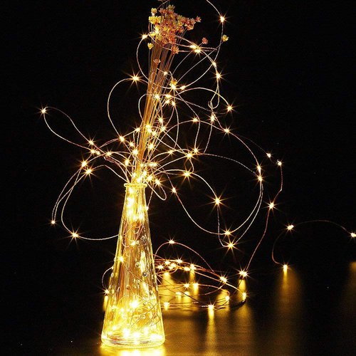 Joomer Fairy String Lights - 33FT 100 LEDs Copper Wire Indoor/Outdoor Decoration | Warm White