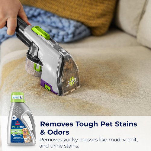 Bissell PET PRO OXY Urine Eliminator - Deep Clean Solution with Febreze & StainProtect Technology | 48oz