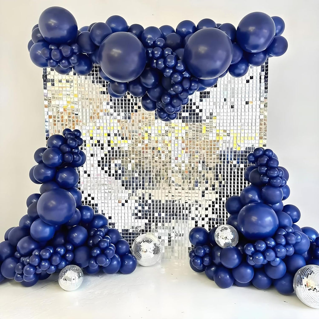 Navy Blue Balloons | 12-Inch Latex Balloons - 50-Pack for Graduation, Wedding & Birthday Decor