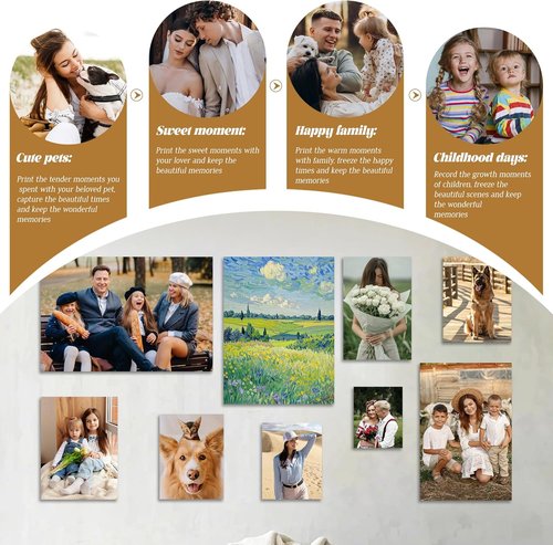 Custom Canvas Poster - Personalized 24x36 Wall Art for Home or Office Decor