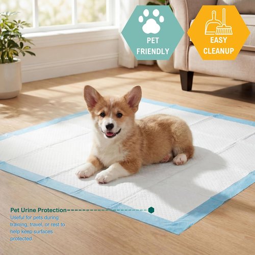 Med Pride Disposable Underpads - Super Absorbent Incontinence Pads | 23'' X 36'' | 25-Count for Kids, Adults, Pets