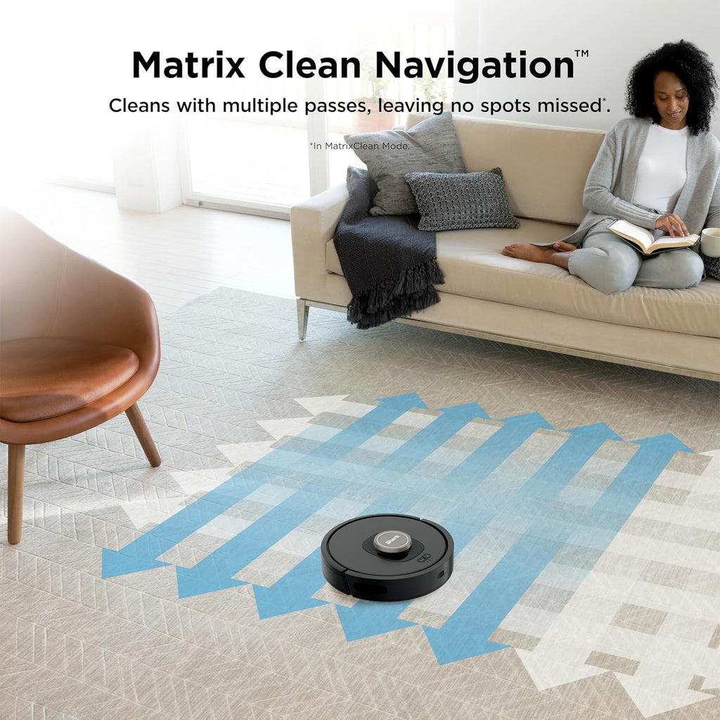 Shark AV2501AE AI Robot Vacuum - XL HEPA Self-Empty Base, LIDAR Navigation, Pet Hair Friendly, Black