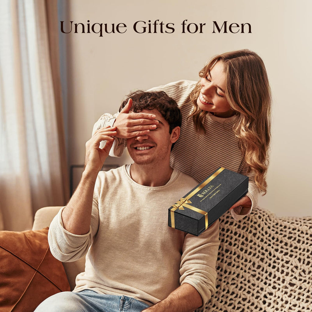 Kollea 4-Pack Beer Chiller Stick for Bottles, Wine Chiller, 3-in-1 Stainless Steel Wine Bottle Cooler Stick, Unique Father’s Day Beer Gifts for Men, Birthday, Melts Slowly to Retain Drinks Full Flavor