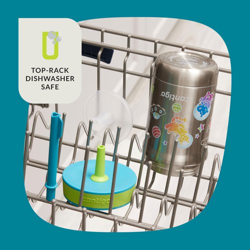 Contigo Leighton Straw Tumbler, 12 oz, Juniper (Spacecraft)