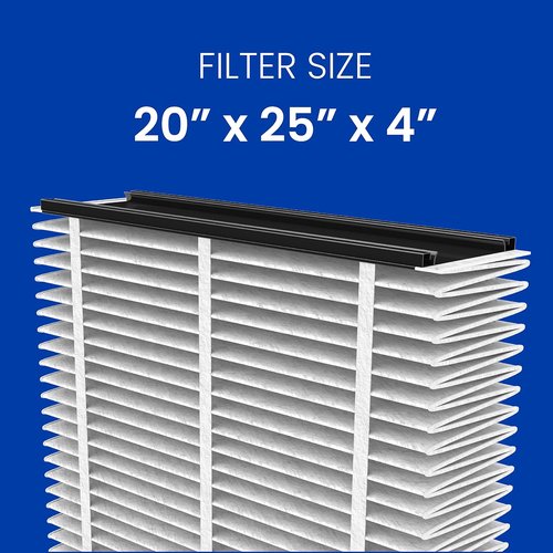 AprilAire 813 Replacement Filter - MERV 13 Whole House Air Purifier Filter, 20x25x4 (Single Pack)