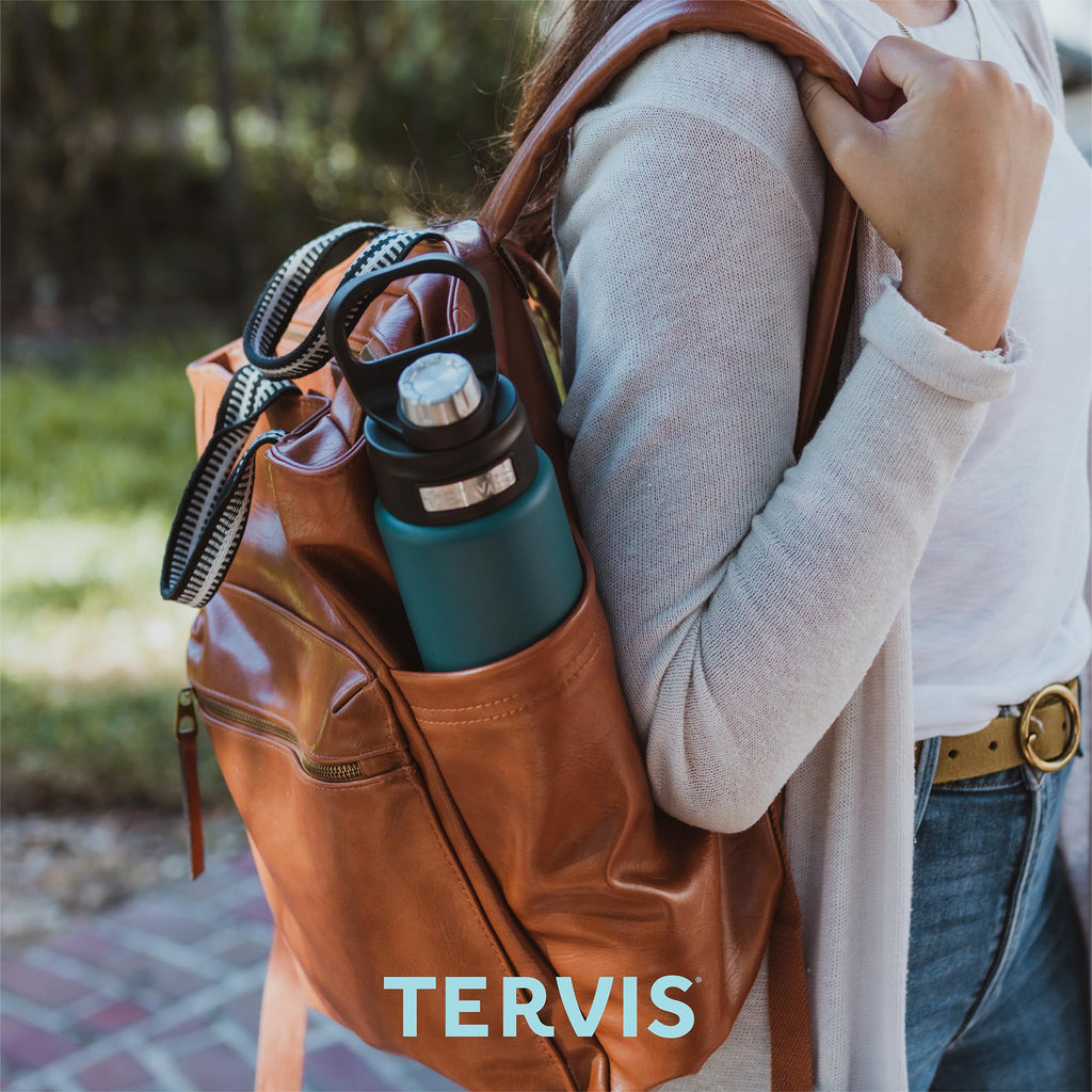 Tervis Floral Chintz - SuperBloom Triple Walled Insulated Tumbler Travel Cup Keeps Drinks Cold, 24oz Wide Mouth Bottle, Stainless Steel