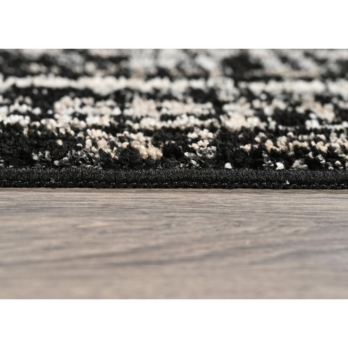 Garland Rug Rumba Black/Earth Tones 6 Ft. X 9Ft. Modern Abstract Area Rug – Soft, Anti-Skid,Carpet for Living Room, Bedroom, Dining Room, Farmhouse, Nursery –Non-Shedding Indoor Floor Rug