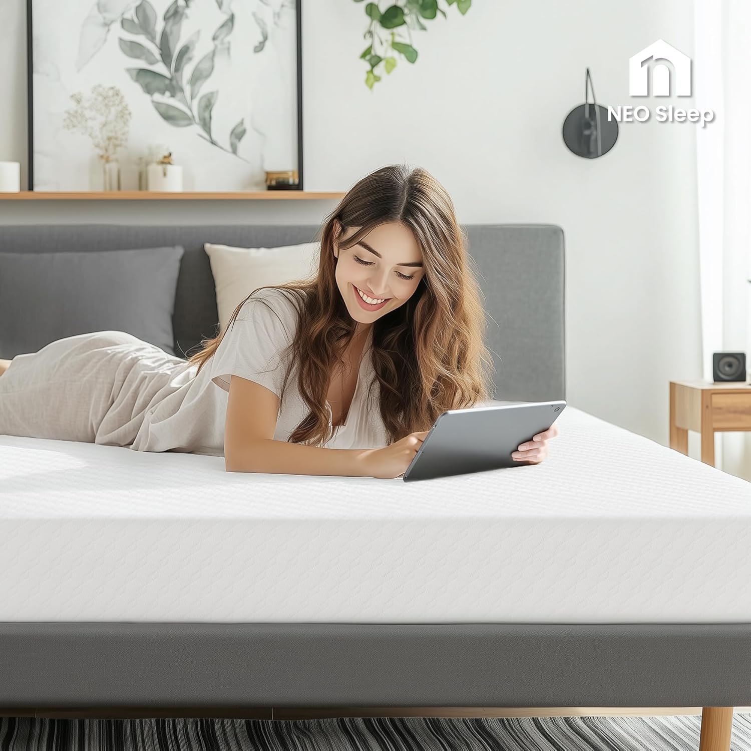 Neo Sleep Cooling Gel Memory Foam Mattress - 5 Inch Medium Firm Pressure Relief | CertiPUR-US Certified (Full)