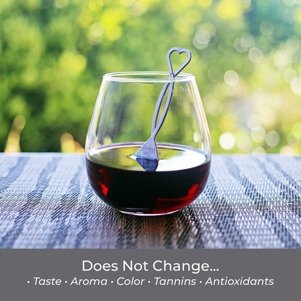 PureWine Wand Purifier Filter Stick Removes Histamines and Sulfites - Reduces Wine Allergies & Eliminates Headaches - Drop It & Stir Aerates Restoring Taste & Purity - Pack of 16 (Silver + Gold)