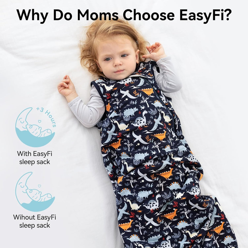 Rayon by Bamboo Toddler Sleep Sack - Supersoft 1.0 Tog Wearable Blanket for Ages 2T-3T | Unisex Design