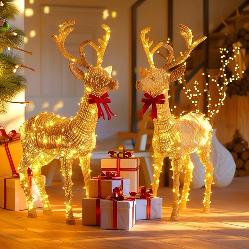 Fairy Lights | 99 Feet 300 LEDs Warm White String Lights - Waterproof Flexible Silver Wire for Indoor & Outdoor Decor