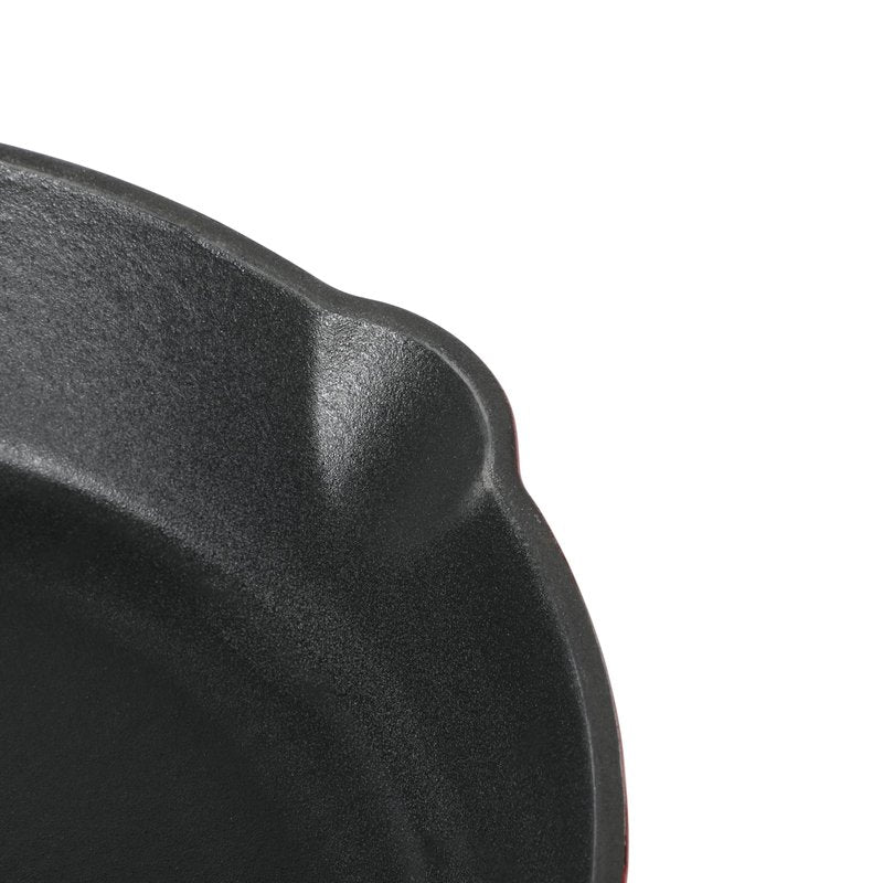Crock-Pot 8 Inch European Enameled Cast Iron Skillet - Gradient Red