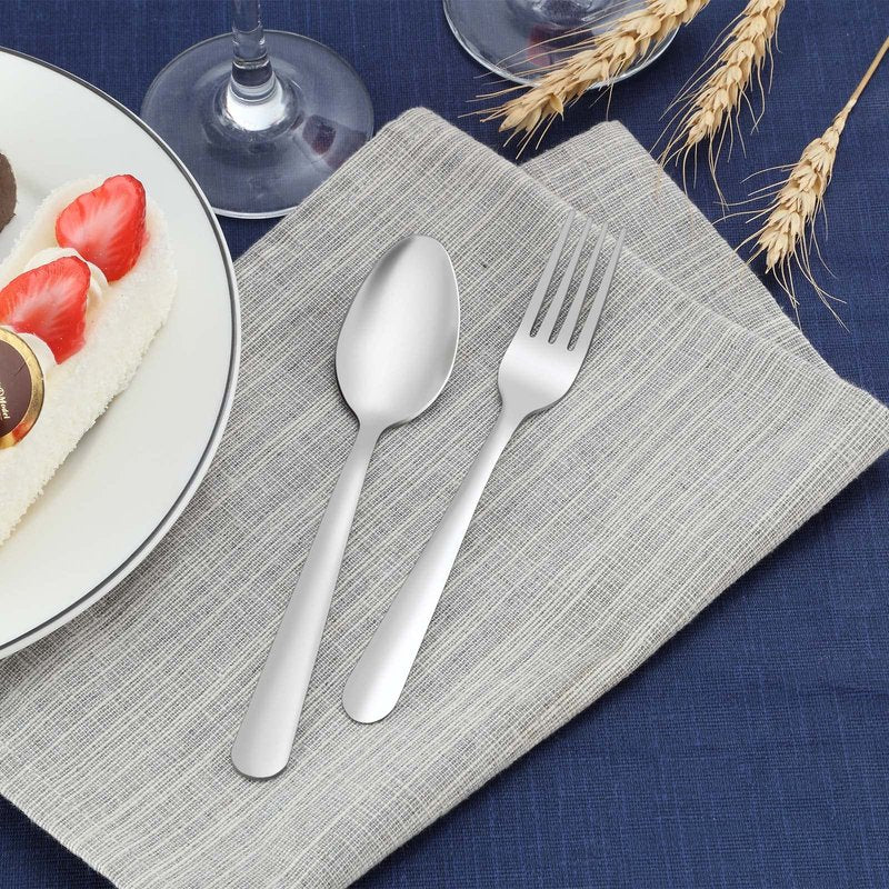 36-Piece Salad Forks Set, Funnydin 5.9" Stainless Steel Forks Silverware, Durable Dessert Forks Set, Cost-effective Small Forks for Home, Kitchen, Restaurant - Mirror Polished, Dishwasher Safe