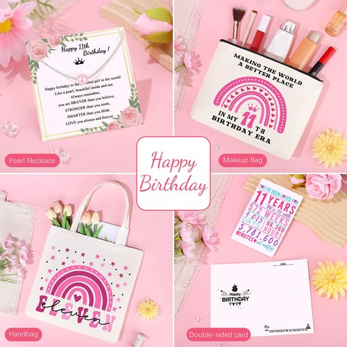 JTENGTOP 11 Year Old Beautiful Teen Girl Birthday Gifts, Gifts for 11 Year Old Beautiful Teen Girl, Best Popular Present, 11th Birthday Decorations