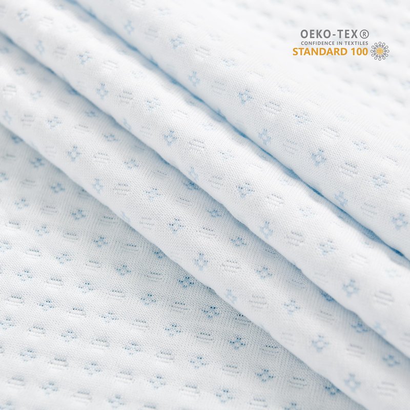 Subrtex Mattress Topper Cover (Only Cover) Mattress Protector Bedding Rayon Made from Bamboo Removable Mattress Encasement Mattress Cover with Zipper (4 Inch, White, King)
