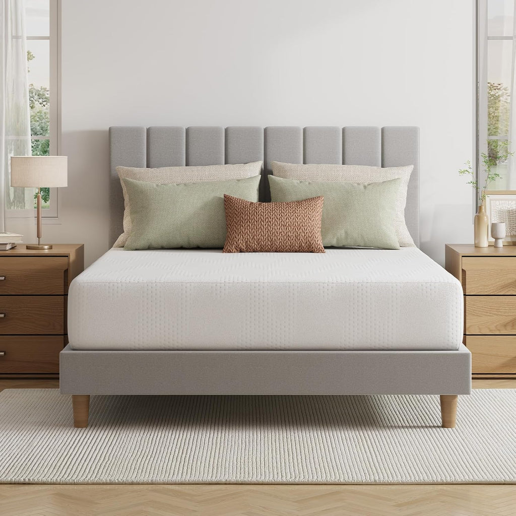 Novilla Queen Mattress - 10 Inch Gel Memory Foam for Comfortable Sleep | CertiPUR-US Certified