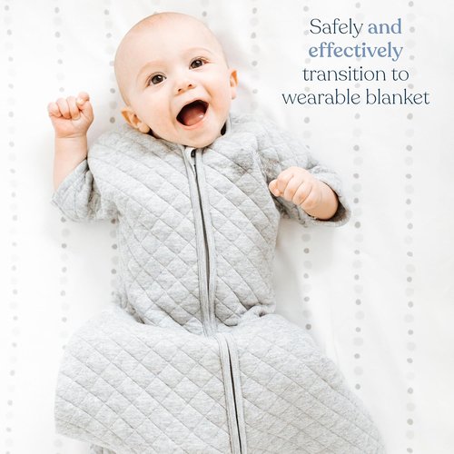 HALO Easy Transition Sleepsack - Wearable Blanket for Cozy Sleep | TOG 1.5, Medium, Heather Pink