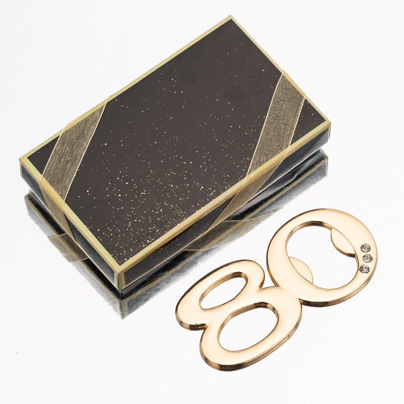 YKLIGTN 24PCS Latest 80 Bottle Openers for 80th Birthday Party Favors or Wedding Anniversary Party Gifts Souvenirs Decorations for Guests