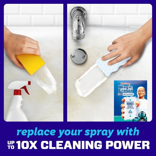Mr. Clean Magic Eraser - Ultra Foamy All-Purpose Cleaner Sponge - 7 Count for Kitchen & Bathroom