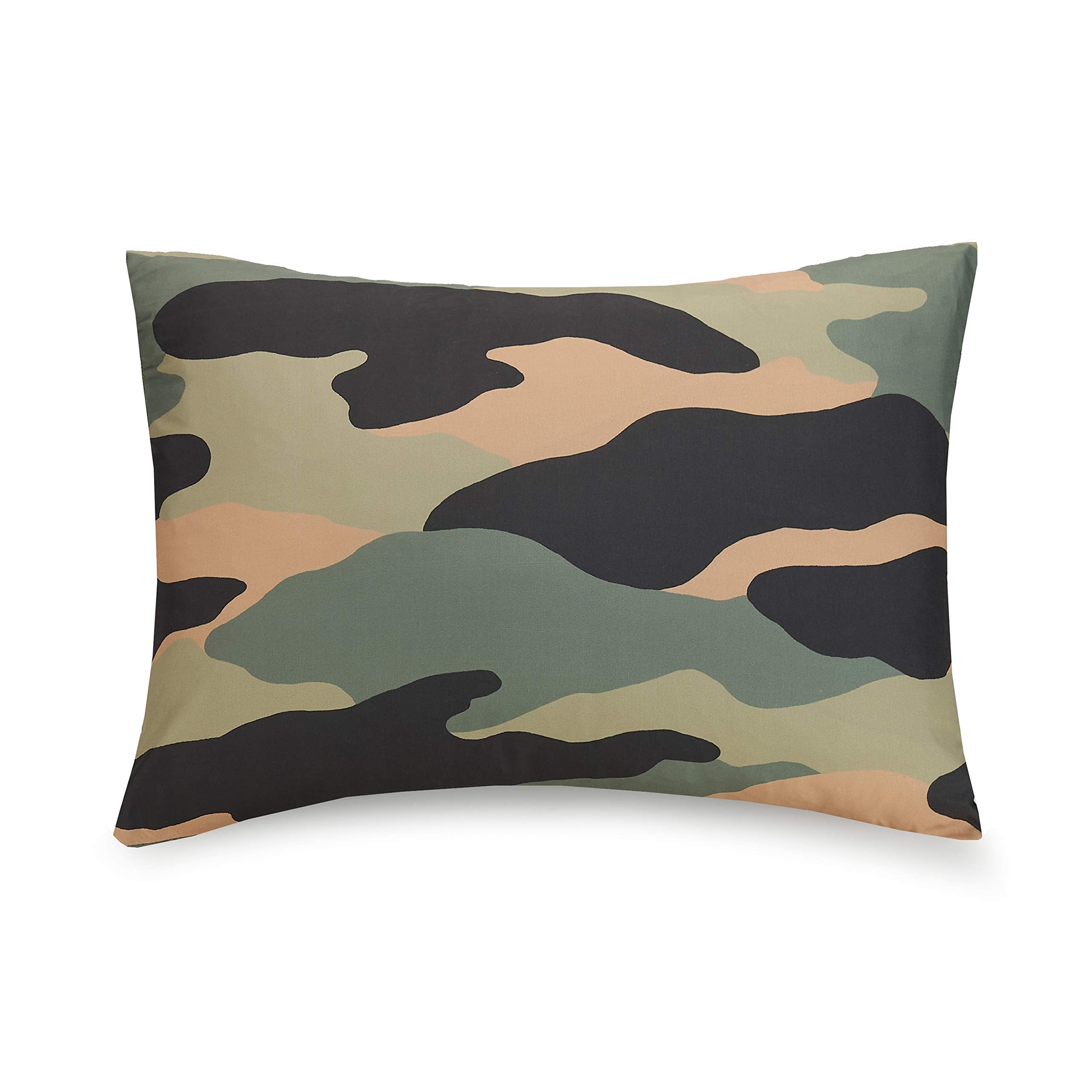 Urban Playground Covert Camouflage 3-Piece Comforter Set, Ultra Soft All Season Kids/Teens Bedding Set, Full Queen, Green