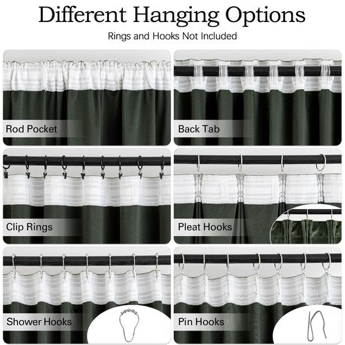 MIULEE Olive Green Velvet Curtains 96 inches 2 Panels - Pinch Pleated Luxury Room Darkening Blackout Window Drapes for Bedroom Living Room Thermal Insulated Super Soft, Back Tab Rod Pocket
