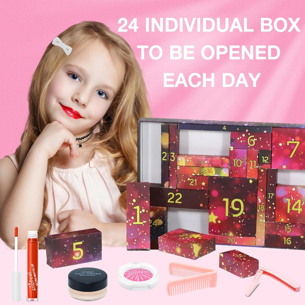 Regine Switzerland Makeup Advent Calendar 2025 - Christmas Countdown Gift Set for Teens & Women | 24 Individually Boxed Items