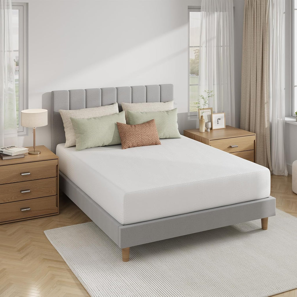 Novilla King Size Mattress - 10 Inch Gel Memory Foam for Cooling Comfort & Pressure Relief | CertiPUR-US Certified
