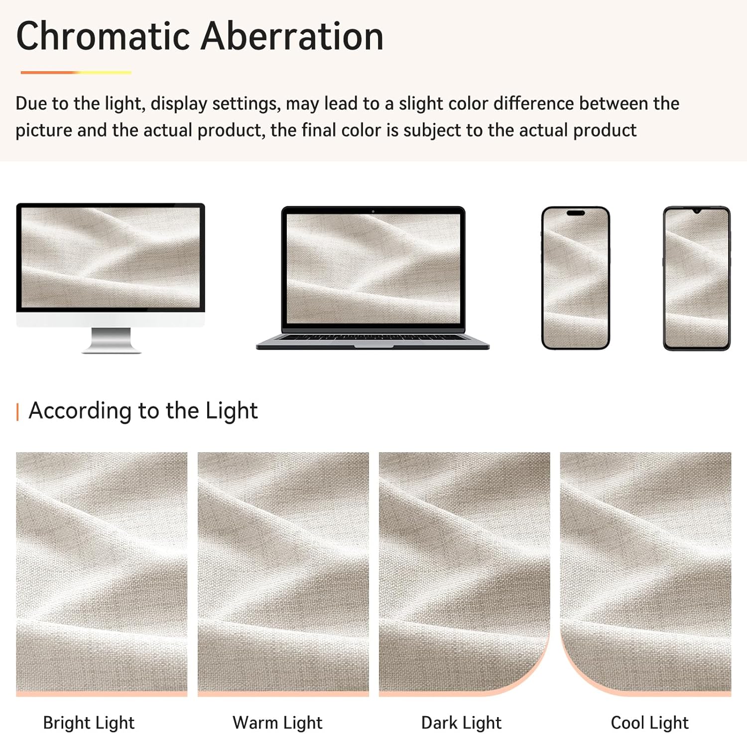 Skiennix 100% Blackout Curtains - Textured Faux Linen Drapes for Bedroom & Living Room | 84" Long, Beige, 2 Panels Set
