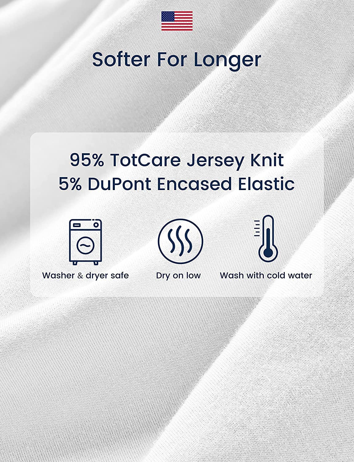 TotAha Premium Stretchy Pack N Play Playard Sheets - Hypoallergenic, Silky Soft Jersey-Knit (2-Pack, 38" x 24", Balloon & Sailboat)