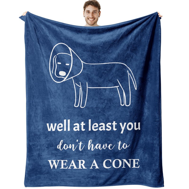 Mlkdcid Get Well Gifts for Men, Get Well Gifts After Surgery, Get Well Soon Gifts for Men/Teenage Boys, Feel Better Gift Throw Blanket 60" x 50"