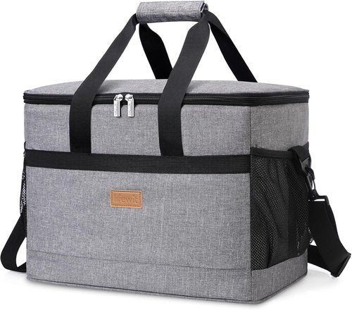 Lifewit Cooler Bag - Insulated, Collapsible Tote for 30-60 Cans | Leakproof Design for Camping & BBQ