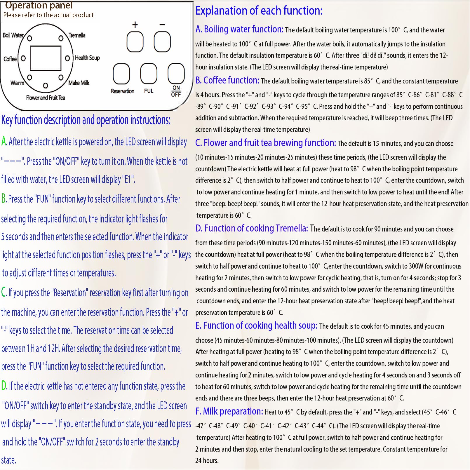 Electric Kettle With Tea Infuser, Health Pot For Loose Tea Leaf/Herbal, 1.2L Capacity Glass Pot Body, Temperature Control, Fast Water Heating, Hand-brew Coffee, Daily Home Hot Drink Making
