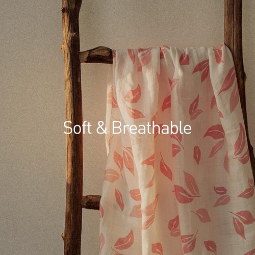 GLLQUEN Baby Muslin Swaddle Blankets - Soft & Breathable 4-Pack (35" x 40") | Perfect Newborn Gift