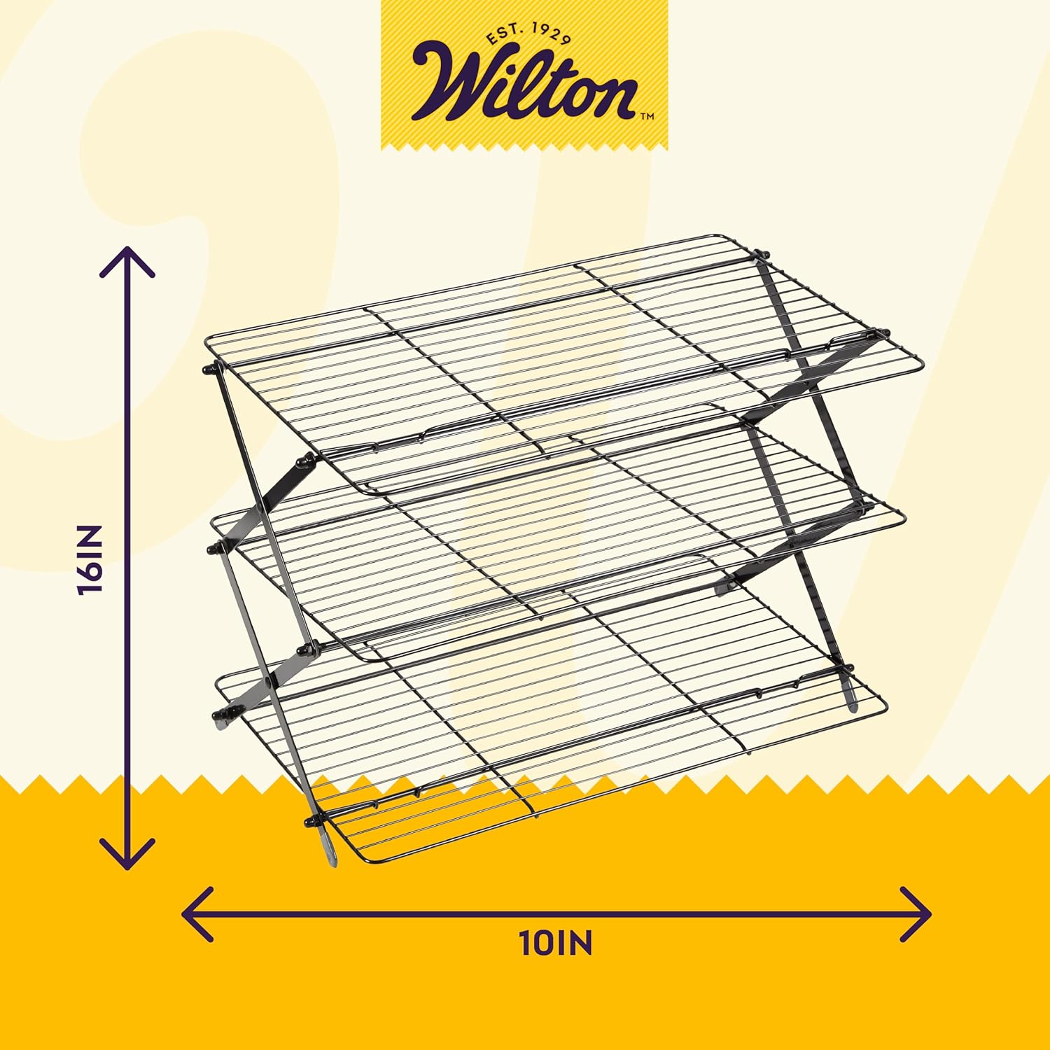 Wilton Gold Premium Non-Stick Bakeware - Warp-Resistant Design & 3-Tier Cooling Rack