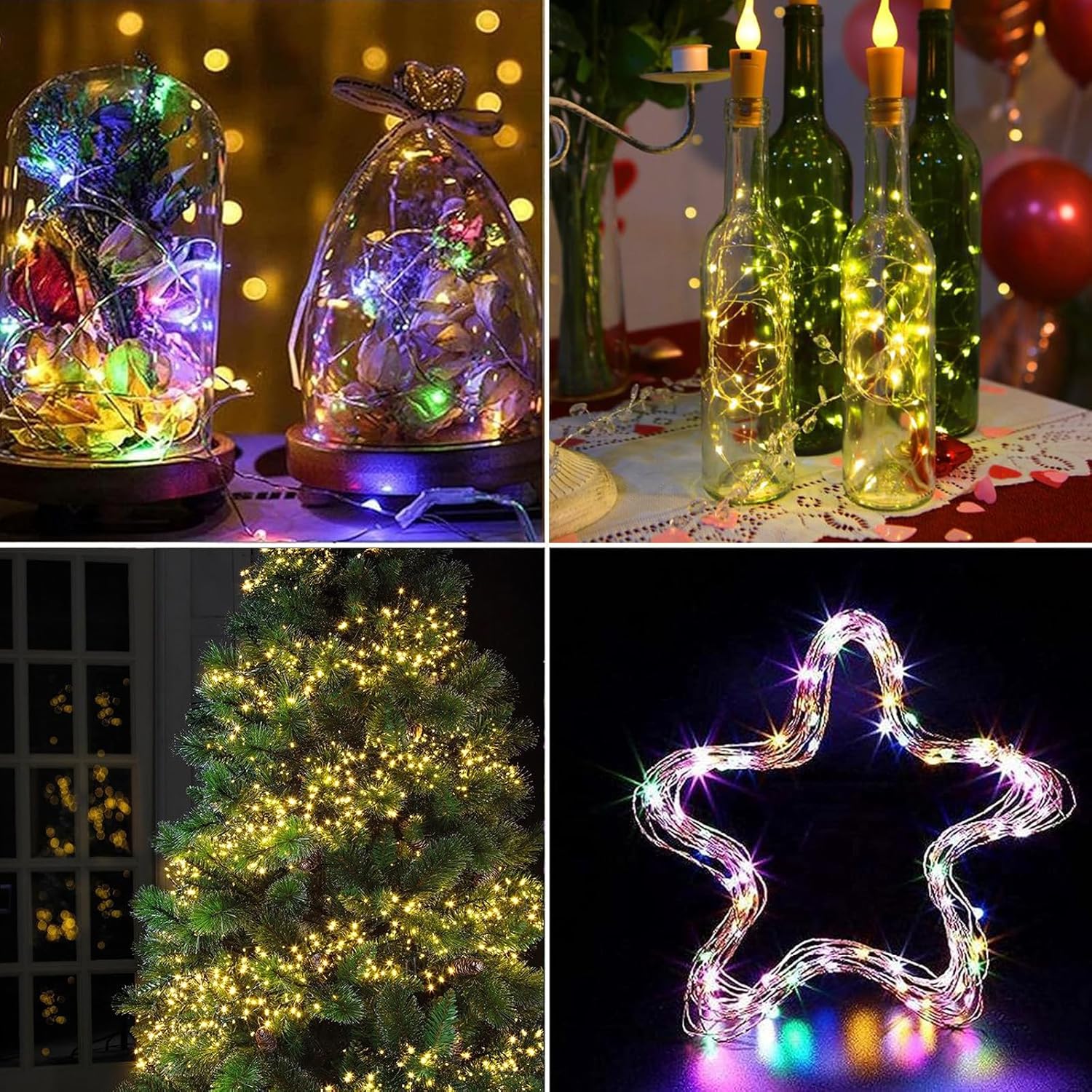 Skiennix 50 LED Fairy Lights - Waterproof Starry String Lights with Timer | 16FT for Indoor/Outdoor Use