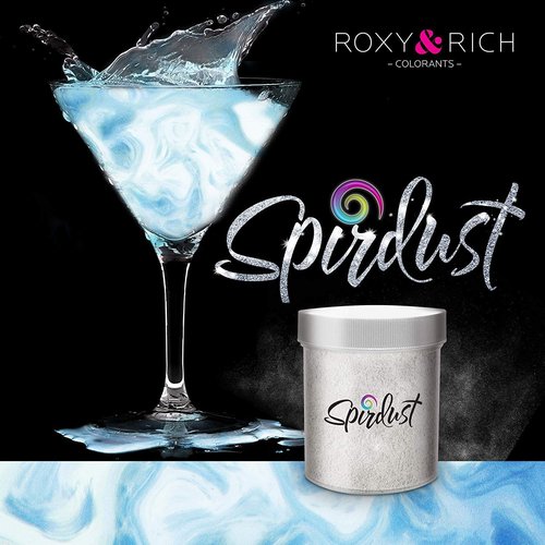 Spirdust Cocktail Shimmer Dust with Pearl Effect by Roxy & Rich - Blue Pearl 25 Grams