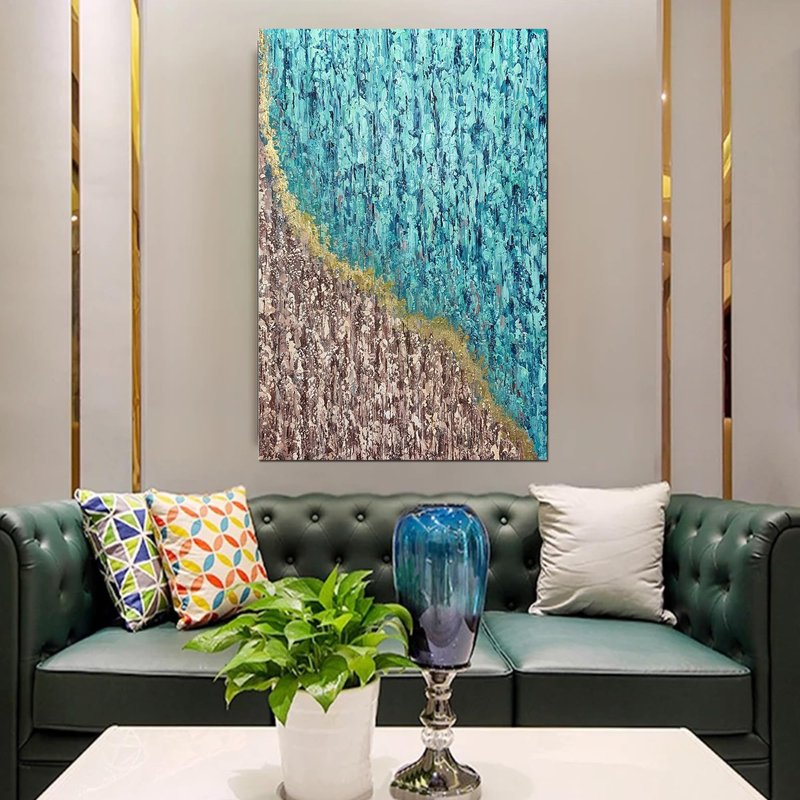 ART8YUQI Paintings, Oil Painting on Canvas Wall Art for Living Room, Bedroom, Office Decor, Giclee Print on Stretched Canvas, Ready to Hang, 36x24 inches