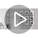 4x4 Black Square Picture Frames Set of 3 - Tabletop & Wall Hanging